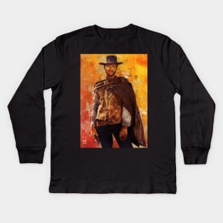 Clint Eastwood Kids Long Sleeve T-Shirt